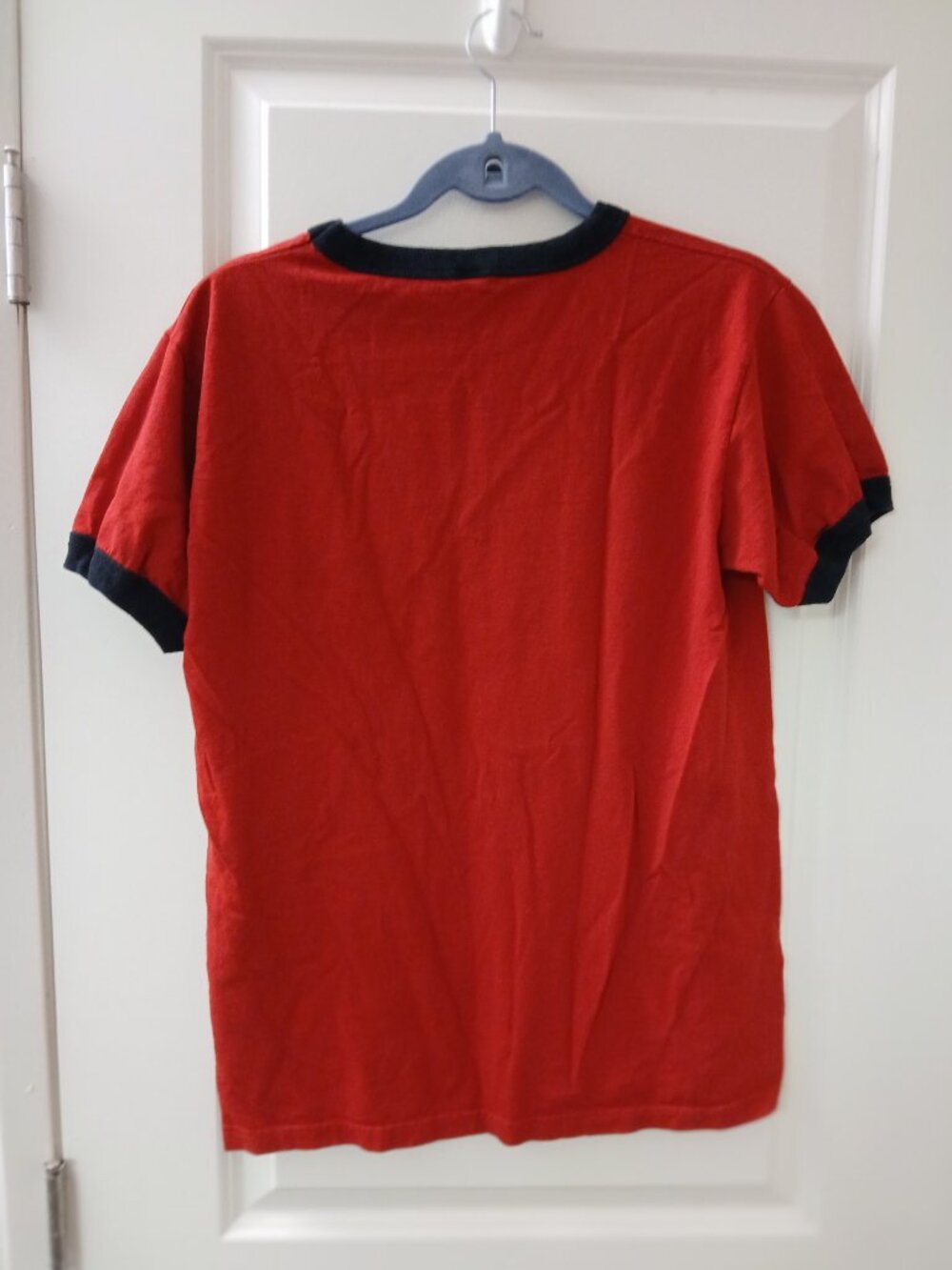 Women's Bowling for Soup Red Ringer Band Tee SZ  M GUC - Picture 5 of 7